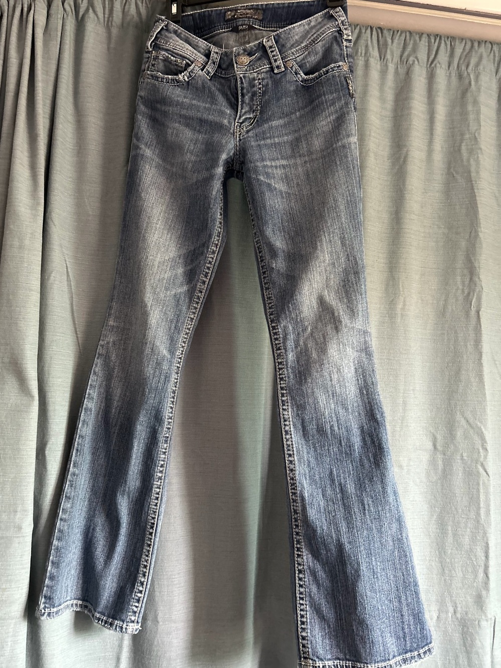 Silver Suki Women's Mid Wash Jeans - Blue